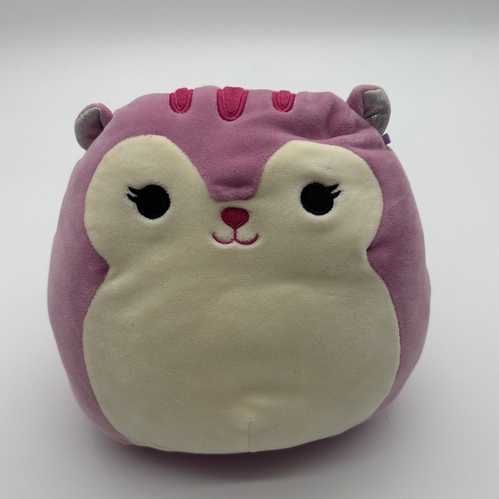 Squishmallows Pink Hamster Plush Toy Soft‎ Cuddly Stuffed Animal 7 Inch